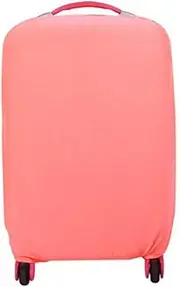 [Baluue] Elastic Luggage Cover for Suitcases Dust Trolley Case Protector Stretchable Travel Bag Pink for Protection Against Dirt and Scratches