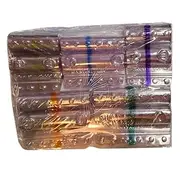 Coin Blister, Container for Coins 1-2 € - 50-20 10 Cent - Cylinder for Coins Blister Money Coins (20 Pieces Per Size) - Set of 100