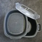 Aldi Stirling thermo cooker steamer baskets & lids Brand New In Box 3 Pieces