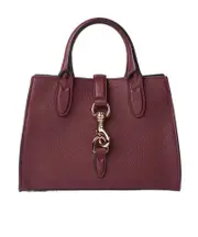 Small tote bag with hook closure One size Red