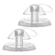 2 Pcs Snail Trap for Fish Tank Aquarium Plastic Clear Snail Trap Aquarium8590