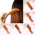 Fine Tooth No Static Hair Comb Hair Styling Tool Beard Comb Peach Wooden