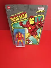 Marvel Legends Iron Man Retro 3.75 Action Figure Hasbro Kenner NIB