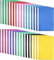 VCRANONR 30 Pcs A4 Project Folders, A4 Display Book, clear plastic folders, presentation folder with clear cover, Presentation Folder, Project Folders, plastic display book with Transparent Cover