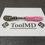 Snap-on Tools USA NEW PEARL PINK 3/8" Drive Hard Grip Flex Head Ratchet FHFD80A