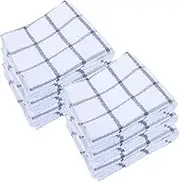 HOMOBABE Kitchen Dishcloths Set of 6 Dish Washing Scrubbers Dish Drying Towels Cleaning Rags Kitchen Wear-Resistant Rags