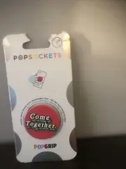 PopSockets PopGrip Phone Grip Stand Swappable Top COME TOGETHER Pink Brand New