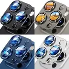 2X For iPhone 16 Pro Max 15 14 13 12 11 Camera Lens Metal Glass Ring Protector