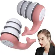 Noise Blocking Ear Plugs | Anti-noise Silicone Sound Insulation Earplug | Waterproof Silicone Sound Insulation Hearing Protector Bath Equipment