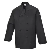 Portwest Somerset Chefs Jacket Boasts Sturdy Polycotton Fabric Comfort Workman..