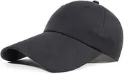 [Generic] Men Women Plain Adjustable Baseball Cap Super Extra Long Bill Hat Strapback