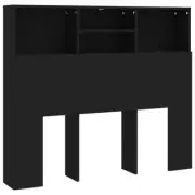 Wooden Headboard Cabinet Bed Storage Shelf Rack Head Bedhead King Single 120cm