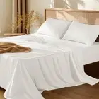 100% Cotton Sheets Set 19" Deep Pocket Sheet Set King Size 600 Thread Count, ...