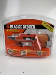 Black & Decker 2.4V Cordless Screwdriver 3-Handle Position 9073 BRAND NEW