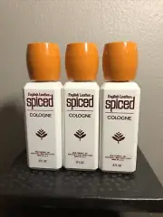 English Leather Spiced Cologne 3 oz Lot of 3 Bottles - Full