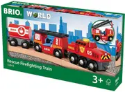 Brio World Rescue Firefighting Train 4pc 33844