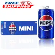 Pepsi Soda, Mini Cans, 7.5 Ounce (Pack of 10) Fl Oz Cans