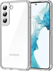 JETech Case for Samsung Galaxy S22+ / S22 Plus 5G 6.6-Inch, Non-Yellowing Shockproof Bumper Protective Phone Cover, Anti-Scratch Hard PC Back (Clear)