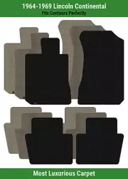 Lloyd Luxe Front & Rear Row Carpet Mats for 1964-1969 Lincoln Continental
