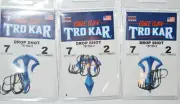 3 packs tro kar trokar drop shot finesse soft plastic worm hook size 2 tk150-2