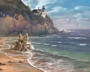 Danny Hahlbohm WISE and FOOLISH Lighthouses 8x10 Inch Premium PRINT