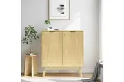 Compact Sideboard Buffet with Wine Shelf | Elegant Storage for Dining & Living Rooms