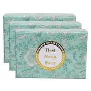 3x Scented 80g Bath Bar Soap w/ Box Hand/Body Shower Skin Care Best Nana