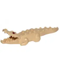 在飛比找蝦皮購物優惠-LEGO 樂高-單賣-70419-砂色 鱷魚-全新商品