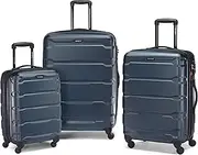 [Samsonite] Unisex-Adult Omni Pc Hardside Expandable Luggage with Spinner Wheels, Teal, 3-Piece Set (20/24/28), Omni Pc Hardside Expandable Luggage with Spinner Wheels