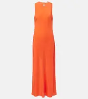 [Asceno] Asceno Valencia silk maxi dress AU 14 red