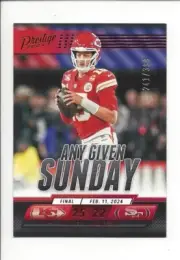 PATRICK MAHOMES 2024 PRESTIGE ANY GIVEN SUNDAY RED XTRA POINTS (241/399) CHIEFS