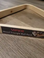 Viper Billiard/Pool Table Accessory: 8-Ball Rack, Hardwood Triangle, Holds St...