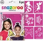 Face Paint Stencils - Girls Fantasy, Set of 6