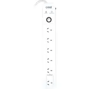 Crest Surge Power board 6 Sockets Master Switch 1.2M