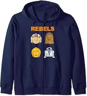 [STAR WARS] Rebels Emoticon Zip Hoodie