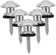 GLSTOY Guitar Strap Lock Button Pins 5pcs Metal Guitar Strap Lock for Quick Release