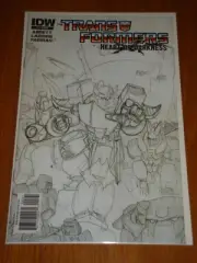 TRANSFORMERS HEART OF DARKNESS #2 VARIANT RI SKETCH COVER IDW