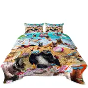 Cool and Funny Animals Beach Party Coverlet