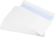 ARTIBETTER 50pcs Self Seal White Confidentiality Envelopes Secure Mailers for Business Office Documents Paper for Safe Small Business Packaging