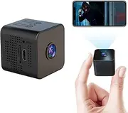Mini Spy Camera, Hidden Cameras Wireless WiFi Home Security Camera Nanny Cam Baby Monitor Pet Surveillance Camera for Outdoor/Indoor, Full HD 1080P Night Vision Motion Detection Small Secret Camera