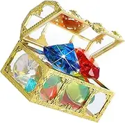 Exquisite Acrylic Dive Gems Toy Set Large Diamond Diving Toys Storage Box for Boys and Girls Pool Play