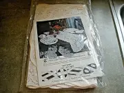 NEW in opened Package Vintage Quaker Lace White Table Runner 15" x 72" (O73)