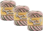 Bulk Buy: Lily Sugar 'n Cream Super Size 100% Cotton Yarn (3-Packs) ~ Ombres, Scents, Stripes, Twists (Pink Camo SS #19920)