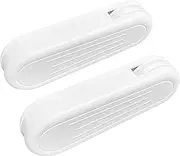 HASAYAKI Curtain Cord Weights, 2-Pack Plastic Pull String Pendants for Vertical Blind and Drapes - White