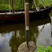 Handmade Viking-Style Knife Inspired by the Mammen Art Style