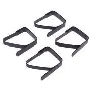 4 Pcs Black Black Tablecloth Clip Tablecloth Fixing Clip 5X4cm Tablecloth8638