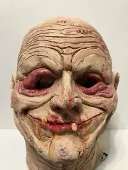 Old Man Latex Halloween Mask Hand Made- Creepy Costume Piece Thick Full Head