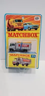 MATCHBOX LESNEY Regular Wheels #11d SCAFFOLDING TRUCK BPW 1969 Bister Pack