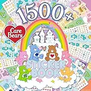 Care Bears Sticker Book, 1500 Cute Stickers for Scrapbooks, Planners, Features Letter Stickers, Multicolor, Paper, Plastic, Metal, Paper Surface, Care Bears Style, Sticker Book Item Type