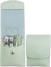 7pcs Candy Color Home Nail Clipper Set Pedicure Tools Manicure Set Kit,green